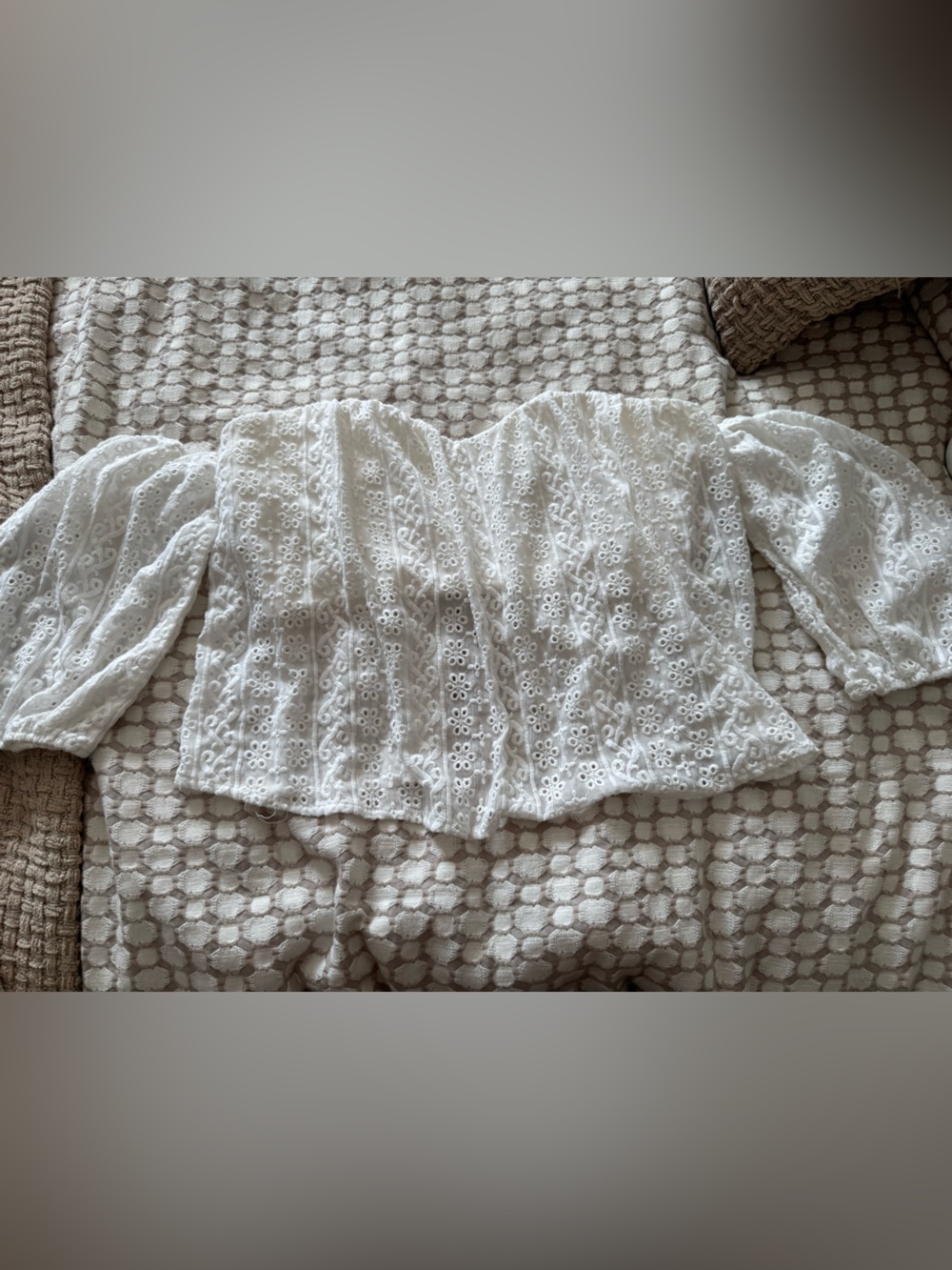 Off-Shoulder Puff Sleeve Top